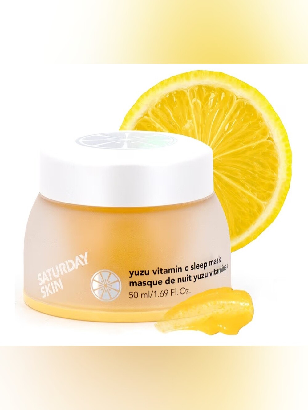 Saturday Skin Yuzu NIB Vitamin C Sleep Mask - Non Sticky Light Weight